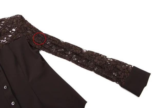 ROMEO GIGLI Floral Lace Switching Shirt K-170280_007