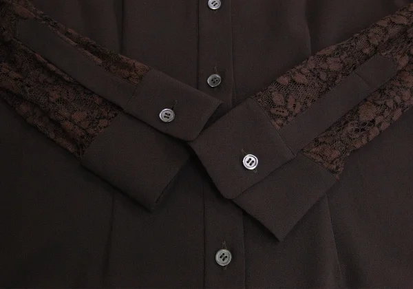 ROMEO GIGLI Floral Lace Switching Shirt K-170280_009