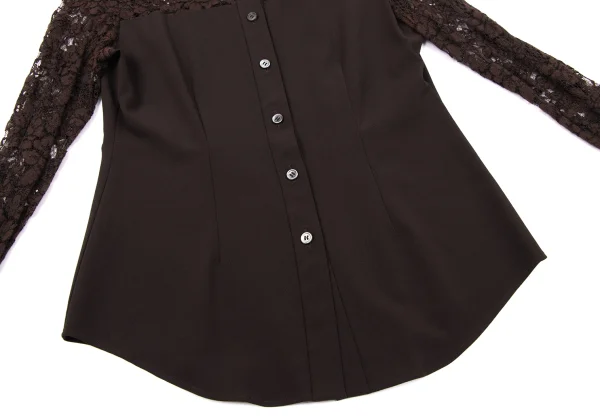 ROMEO GIGLI Floral Lace Switching Shirt K-170280_011