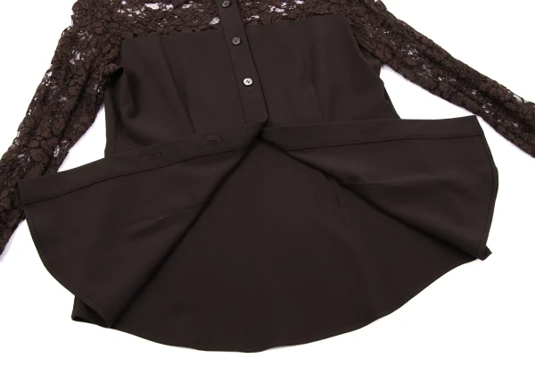 ROMEO GIGLI Floral Lace Switching Shirt K-170280_012