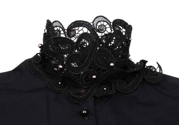 ROMEO GIGLI Glitter Lace Switching Shirt K-170281_005