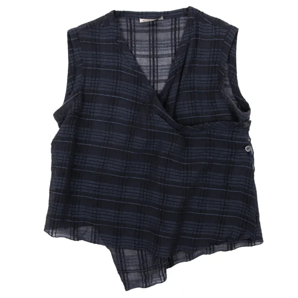 ROMEO GIGLI Cotton Linen Wrap Vest K-170283_002