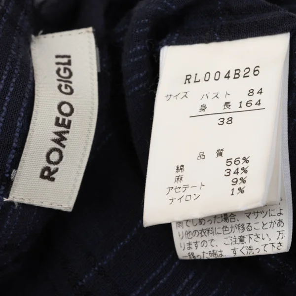 ROMEO GIGLI Cotton Linen Wrap Vest K-170283_016