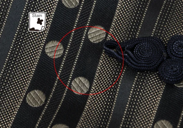 ROMEO GIGLI Silk Poly Stripe Dot Vest K-170284_009