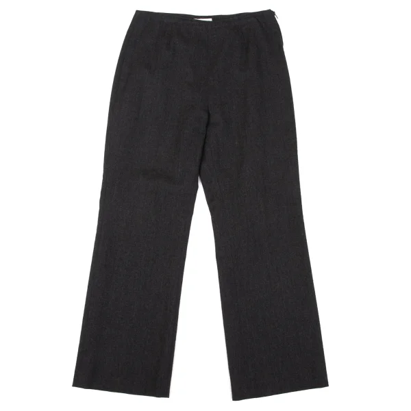 ROMEO GIGLI Wool Straight Pants Grey 38 K-170286_001