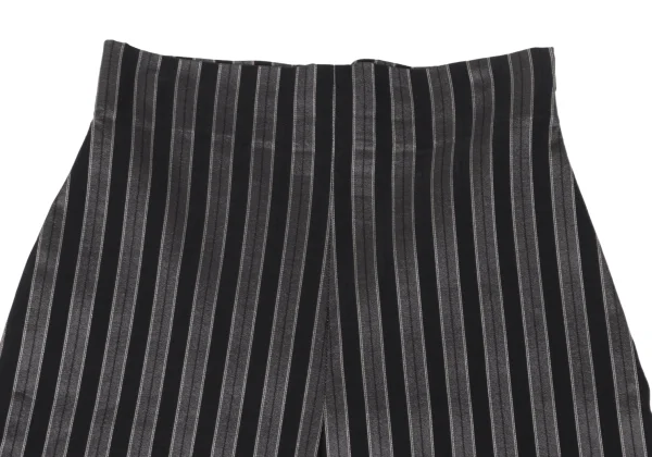 ROMEO GIGLI Cotton Blend Stretch Stripe High-waist Pants K-170287_002