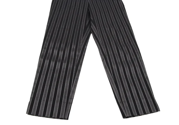 ROMEO GIGLI Cotton Blend Stretch Stripe High-waist Pants K-170287_004