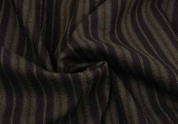 ROMEO GIGLI Wool Nylon Stretch Striped Skirt K-170288_011