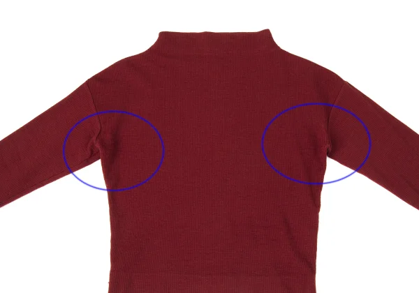 gigli Wool Nylon Turtleneck Rib Knit Top K-170291_003