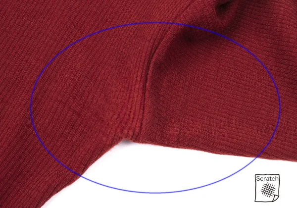 gigli Wool Nylon Turtleneck Rib Knit Top K-170291_004