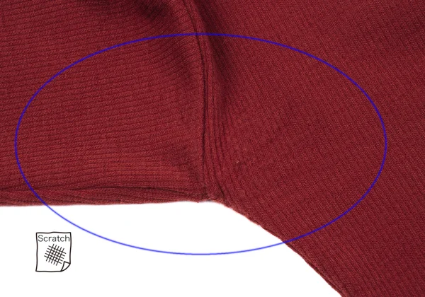 gigli Wool Nylon Turtleneck Rib Knit Top K-170291_005