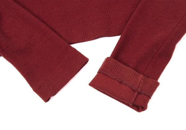 gigli Wool Nylon Turtleneck Rib Knit Top K-170291_008