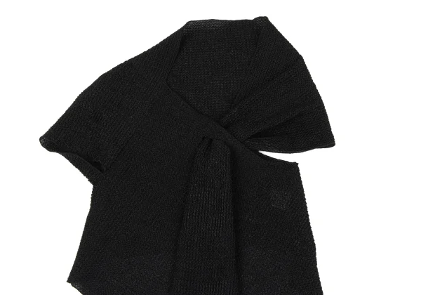 Yohji Yamamoto NOIR Stretch Neck Stole Design Top K-170293_003