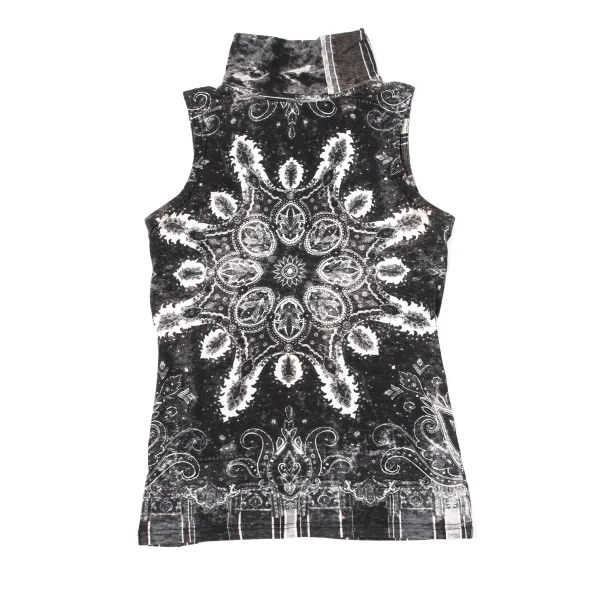 JPG by GAULTIER Patterned Turtleneck Sleeveless Top K-170294_002