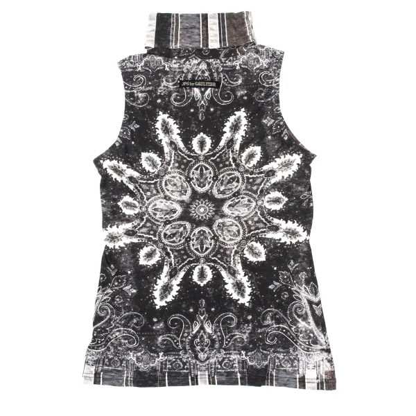 JPG by GAULTIER Patterned Turtleneck Sleeveless Top K-170294_011