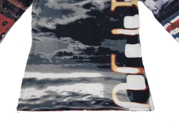 Jean Paul GAULTIER FEMME Multi Print Turtleneck Stretch T Shirt K-170296_017