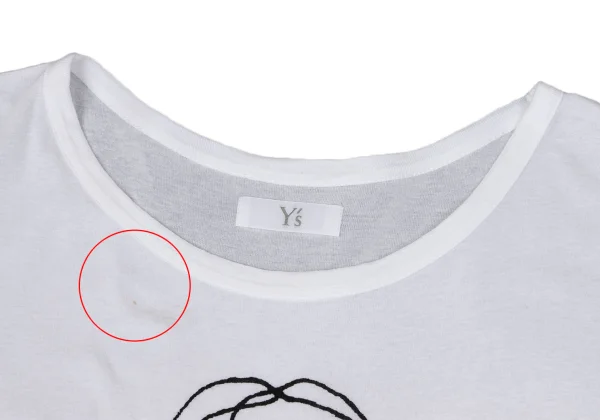 Y's Drawing Face Print T Shirt K-170299_004