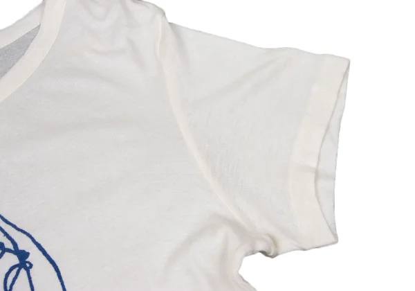 Y's Drawing Face Print T Shirt K-170300_005