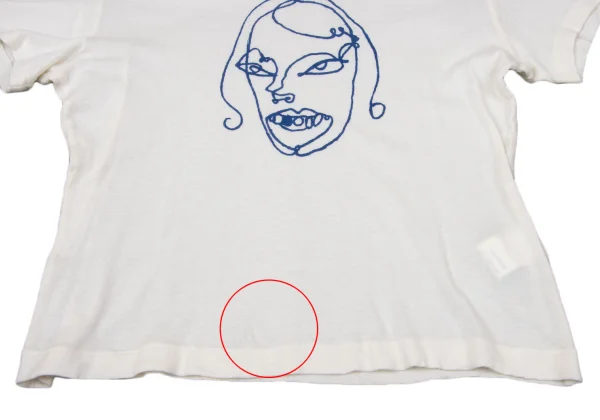 Y's Drawing Face Print T Shirt K-170300_006