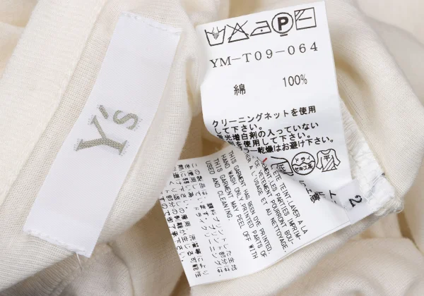 Y's Drawing Face Print T Shirt K-170300_014
