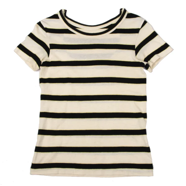 Y's Cotton Linen Striped T-shirt K-170301_002