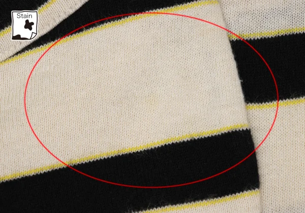 Y's Cotton Linen Striped T-shirt K-170301_009