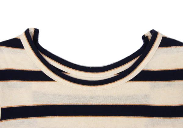 Y's Cotton Linen Striped T-shirt K-170302_005