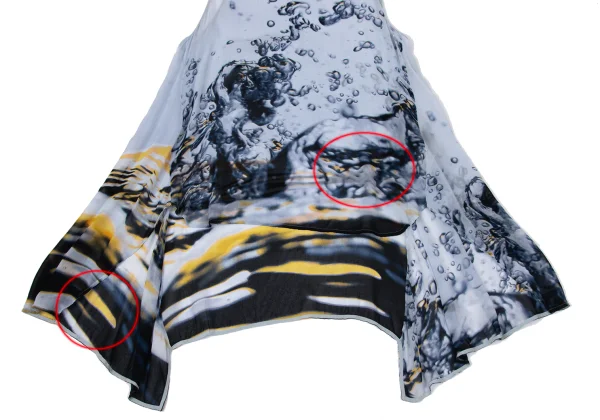 Y's Cupro Water Transfer Print Flare Tank Top K-170303_008