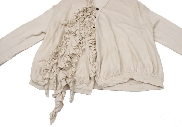 Y's Cotton Blend Frill Cardigan K-170307_009