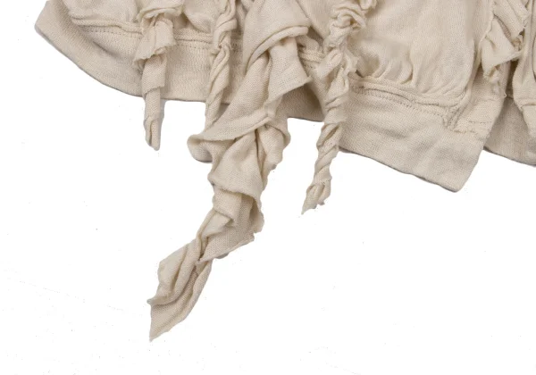 Y's Cotton Blend Frill Cardigan K-170307_011