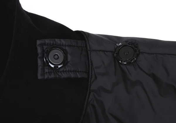 Y's Padding Sleeves Layered Wool Jacket K-170309_005