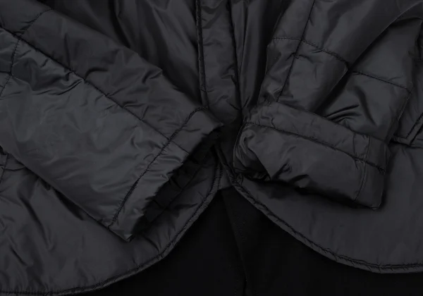 Y's Padding Sleeves Layered Wool Jacket K-170309_007