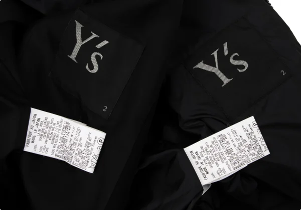Y's Padding Sleeves Layered Wool Jacket K-170309_018