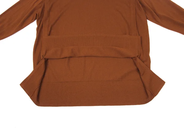 zucca Wool Switching Turtleneck Knit Sweater K-170314_008