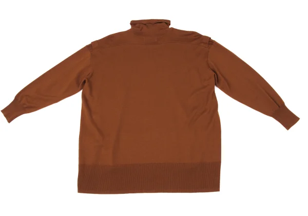 zucca Wool Switching Turtleneck Knit Sweater K-170314_009