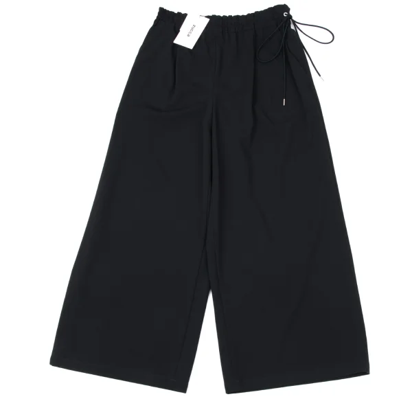 zucca Poly Blend Drawstring Wide Pants Navy M K-170315_001