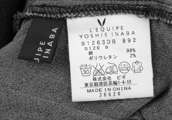 L'EQUIPE YOSHIE INABA Cotton Stretch Jacket K-170316_015