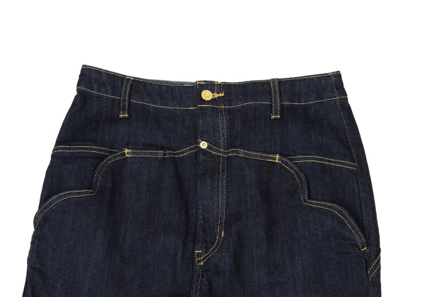 mercibeaucoup Cotton Blend Round Neck Stretch Jeans K-170318_003