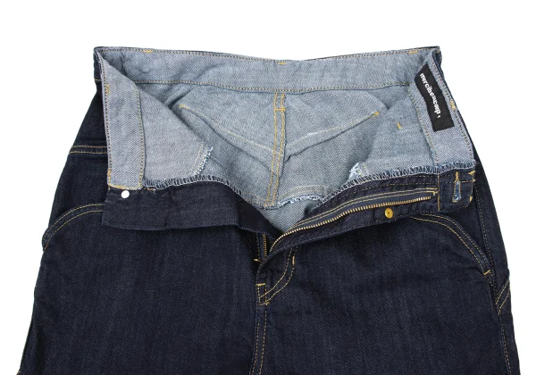 mercibeaucoup Cotton Blend Round Neck Stretch Jeans K-170318_006