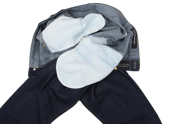 mercibeaucoup Cotton Blend Round Neck Stretch Jeans K-170318_007