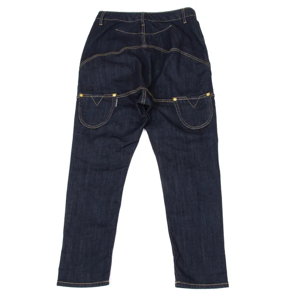 mercibeaucoup Cotton Blend Round Neck Stretch Jeans K-170318_011