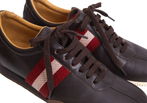 BALLY Line Design Leather Sneakers K-170321_008