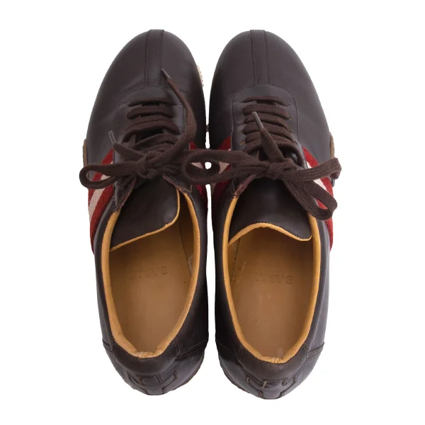 BALLY Line Design Leather Sneakers K-170321_009