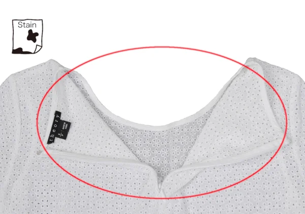 Theory Cotton Lace Short Sleeve Top K-170326_009