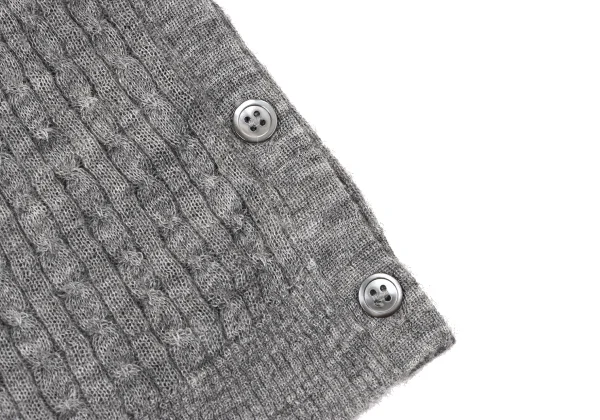 Theory Alpaca Silk Side Button Cable Knit Top K-170327_010