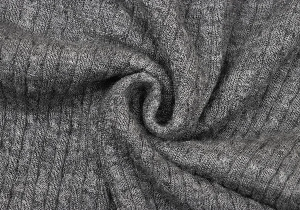 Theory Alpaca Silk Side Button Cable Knit Top K-170327_014