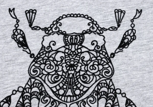 ARMANI JEANS Insect Flock Print T Shirt K-170328_004