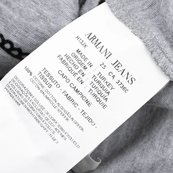 ARMANI JEANS Insect Flock Print T Shirt K-170328_012