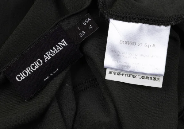 GIORGIO ARMANI Rayon Strertch T Shirt K-170329_010