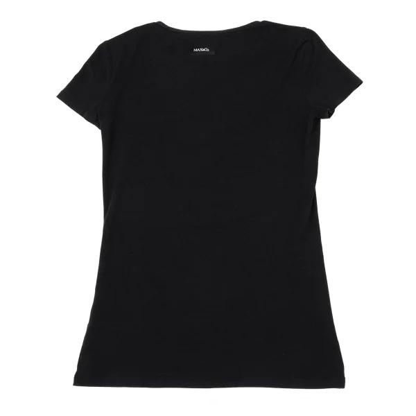 MAX&Co Rayon Cotton T Shirt Black S K-170330_001